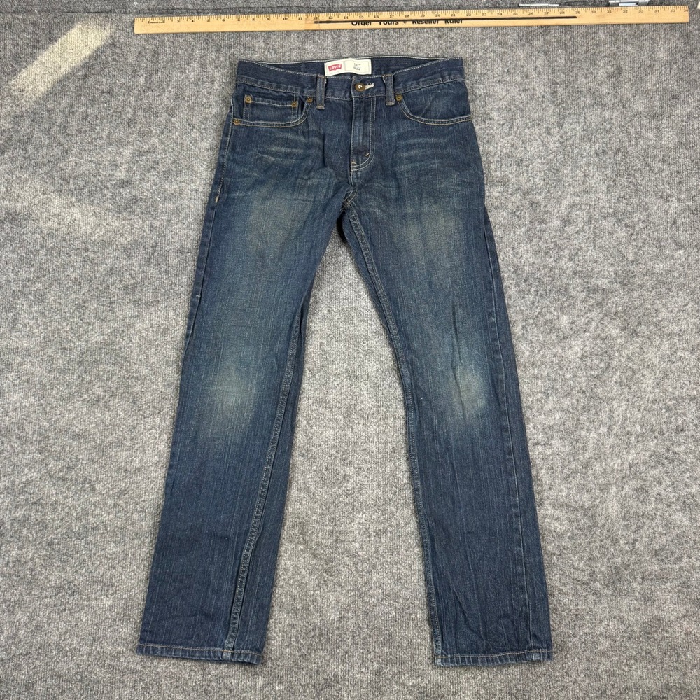 Levi's Jeans Boys Size 16 Dark Blue 511 Slim Fit Stretch Denim Casual Classic